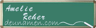 Amelie Reher Visitenkarte